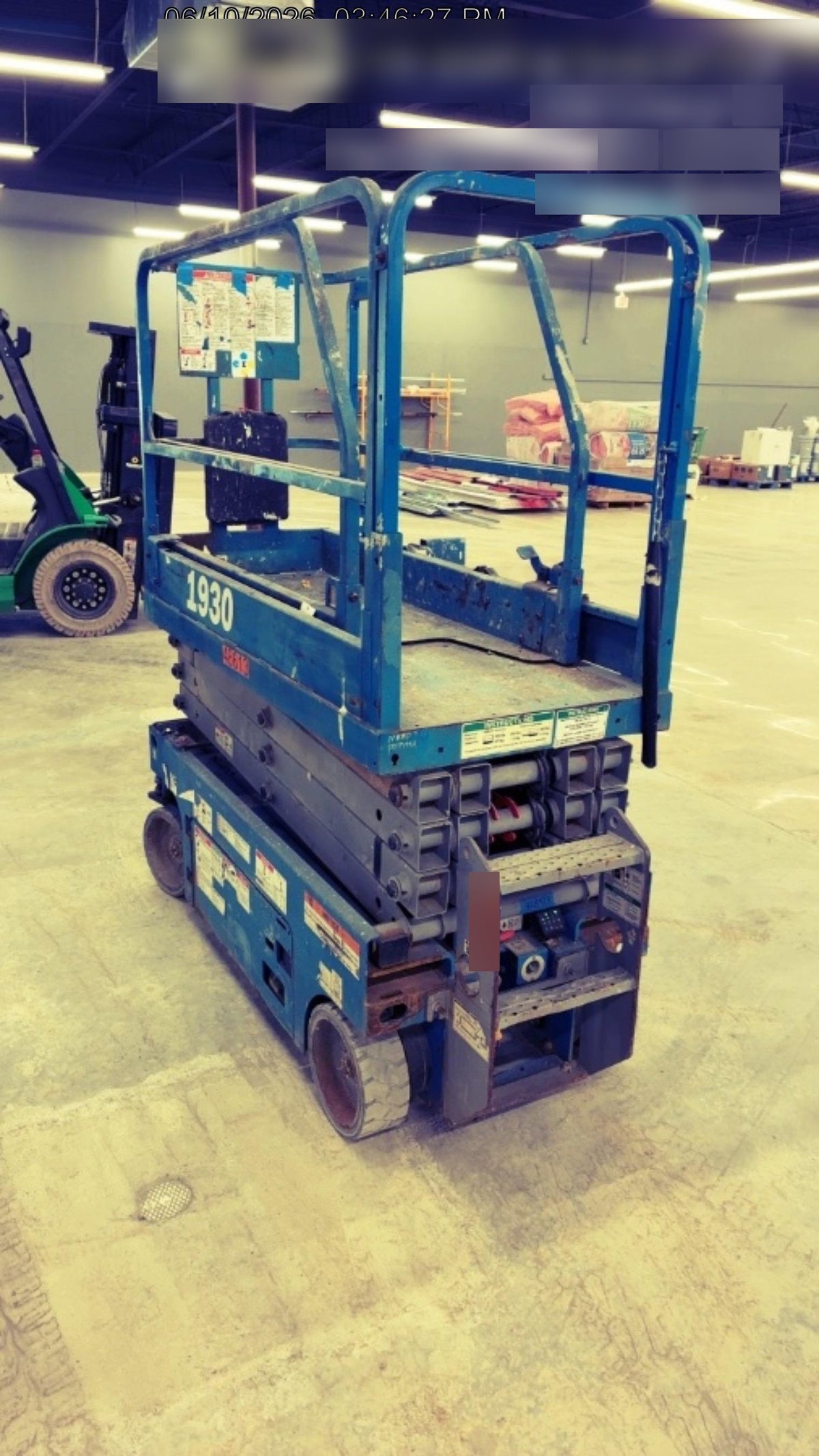 2019 Genie GS-1930 Fixed Rails with Chain Entry