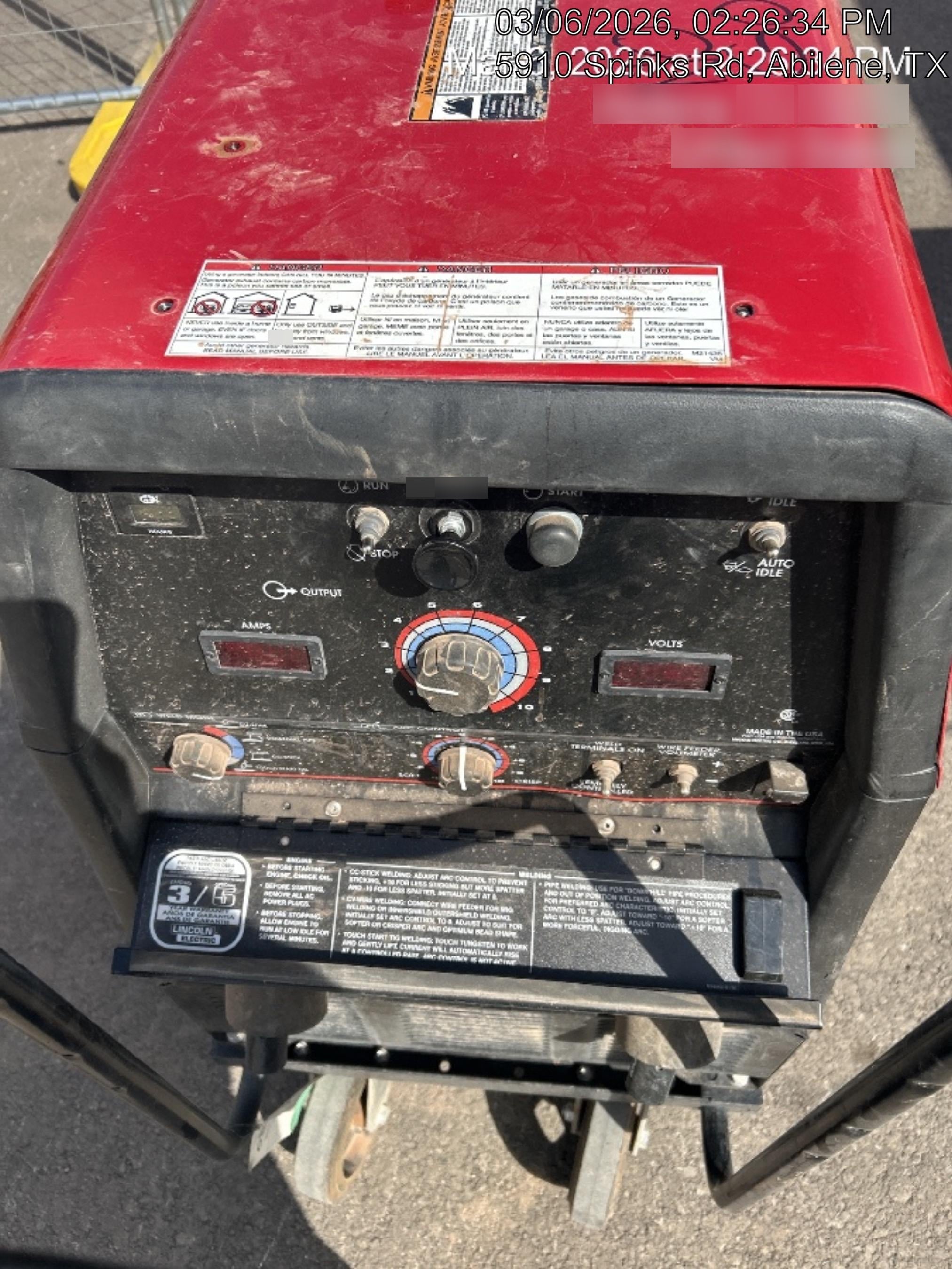 2025 LINCOLN ELECTRIC Ranger 305 LPG