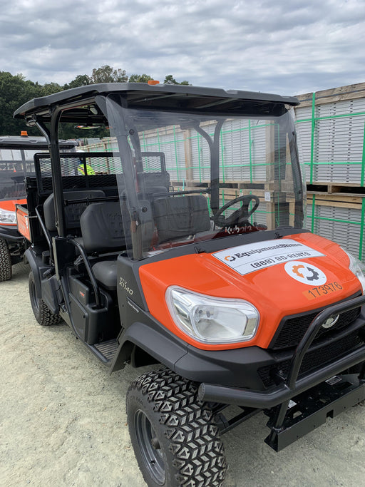 2021 Kubota RTV-X1140W-H Plastic Canopy, Windshield Acrylic Clear, LED Strobe Light, Wire Harness Kit, Back up Alarm