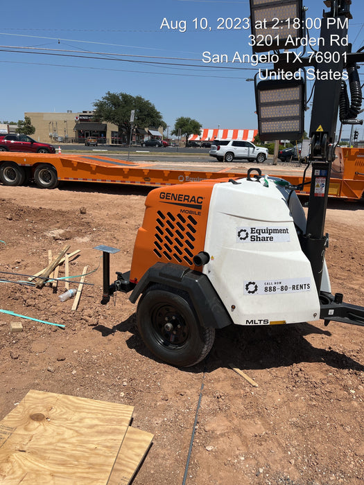 2023 Generac MLT2 Diesel, Flex Switch 120V Input, Powerzone Controller, (4) 320W LED Lights, 4kW Generator, 39.9 Gal Fuel Tank, 2" Ball, T3