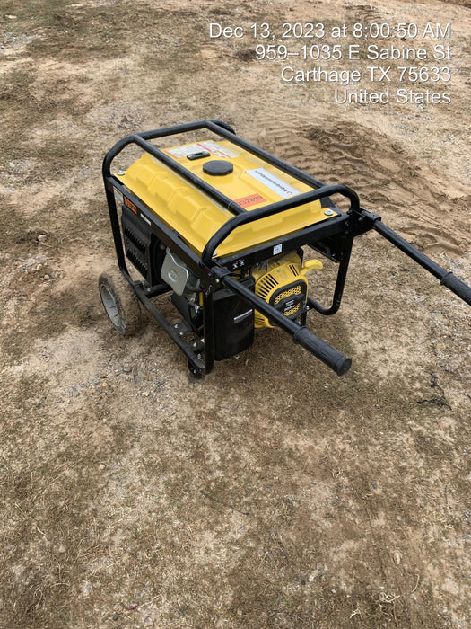 2023 Atlas Copco P6500W 5.5kW, AC390FD Gasoline Engine, Wheel & Handle Kit, (2) 120V Duplex 15A + (1) 120/240V 30A Twist Lock