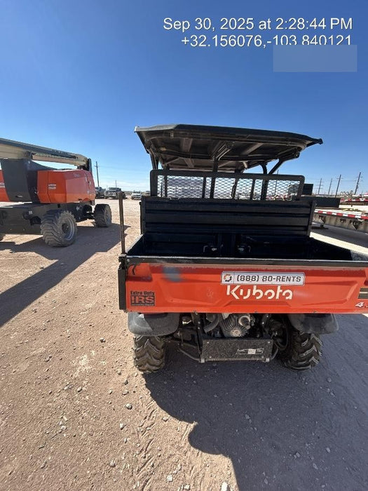 2022 Kubota RTV-X1140W-H Plastic Canopy, Windshield Acrylic Clear, LED Strobe Light, Wire Harness Kit, Back up Alarm