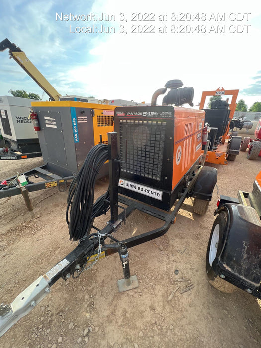 2021 Lincoln Electric Vantage 549X Ready Pak 3, ORANGE (includes trailer, cable rack, fender light kit)