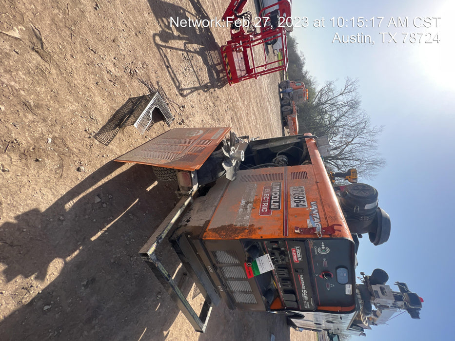 2021 Lincoln Electric Vantage 549X Ready Pak 3, ORANGE (includes trailer, cable rack, fender light kit)