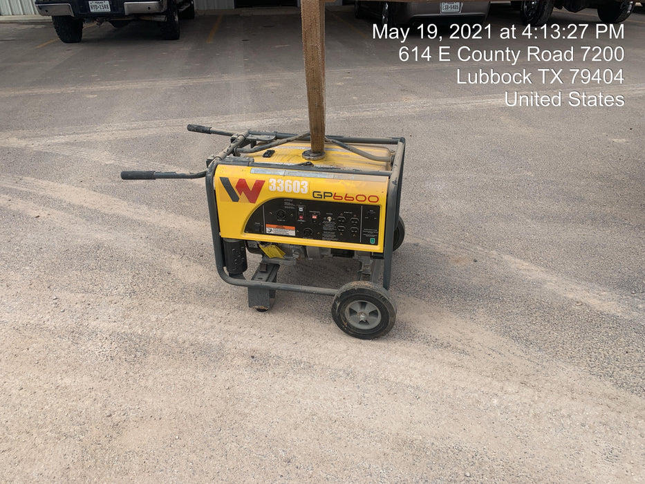 2019 WACKER NEUSON GP6600A