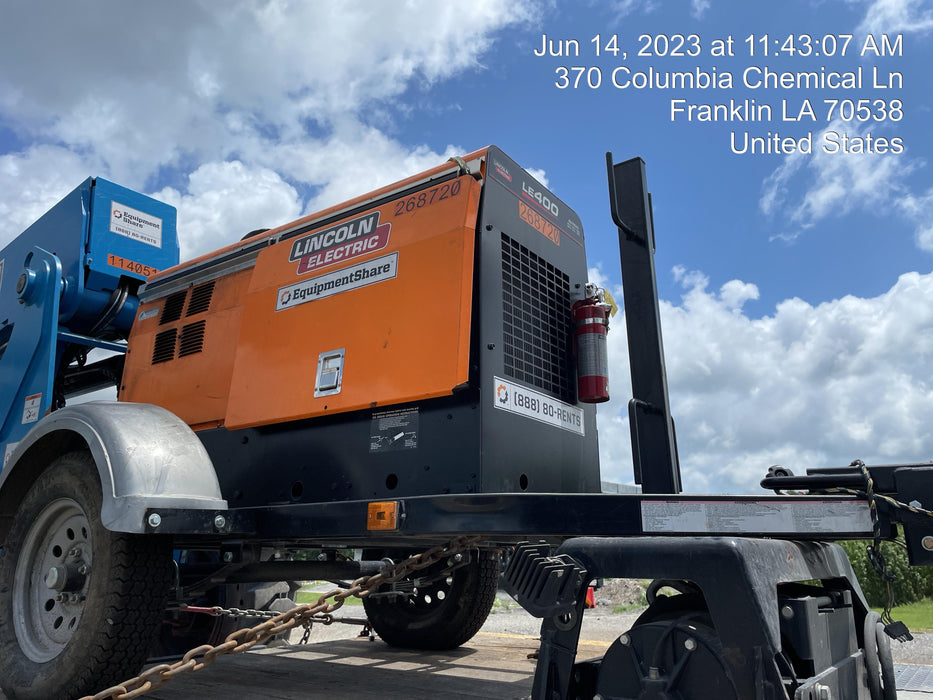 2022 Lincoln Electric LE400 Kubota V1505, Trlr, Cable Rack, Light Kit, ES Decals, T3