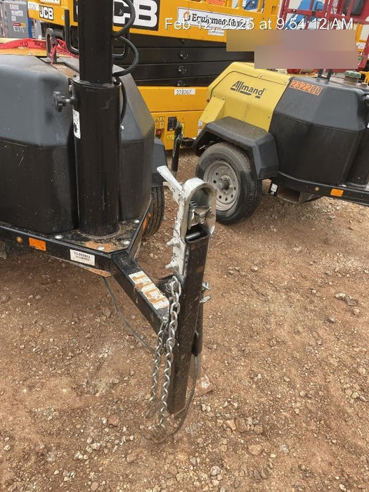 2022 Allmand NLV3GR (4) LED Light Fixture 350W, 23' Vertical Mast, 3kW Prime, Towable, ES Decals, T3