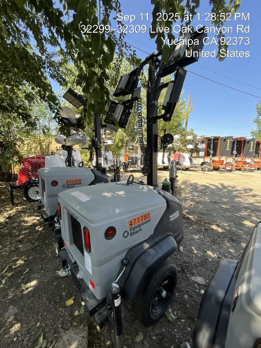 2024 Wacker Neuson LTT4 Diesel, Kohler KDW702, Deep Sea Controller, Auto Start, LED 320W, Bypass Outlet, T3