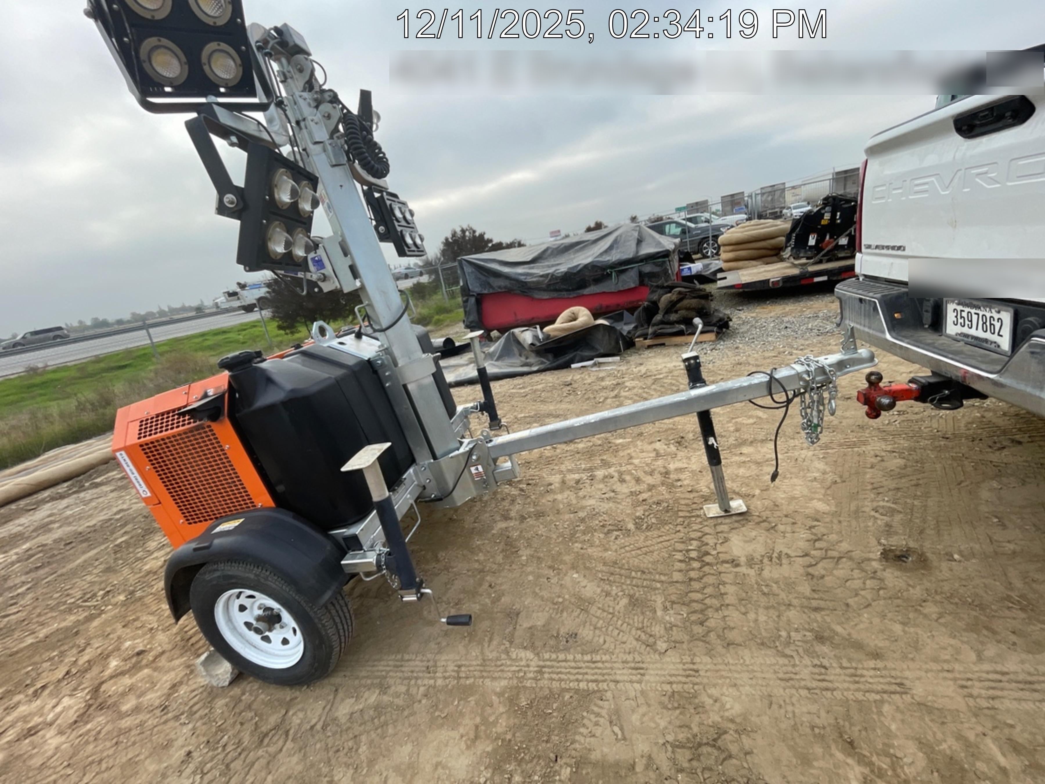 2024 Wanco WLTT-4MM4K Diesel, Deep Sea Controller, Shore Power Plug, Auto Start, (4) 350W LED Floodlights, 4kW Generator, 60 Gal Fuel Tank, 2" Ball, T3