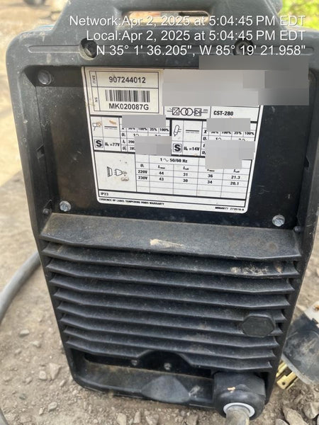 2019 MILLER ELECTRIC CST-280
