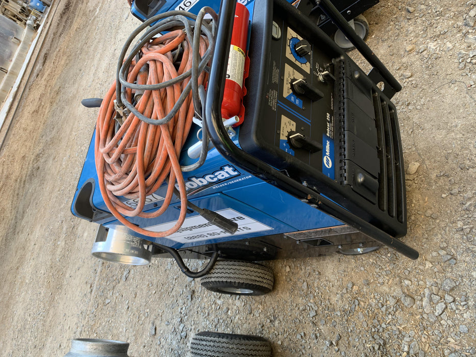 2019 Miller Electric BOBCAT 250 LP/Propane, Running Gear, Tank Bracket, Hose