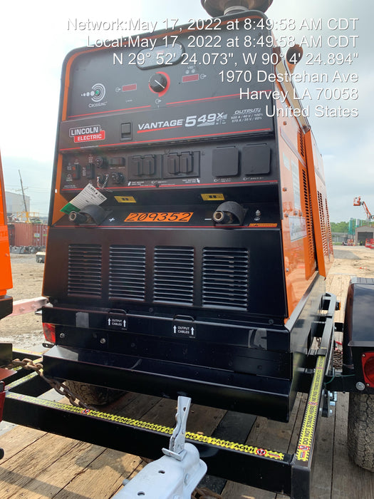 2022 Lincoln Electric Vantage 549X VANTAGE 549X READY-PAK 3
