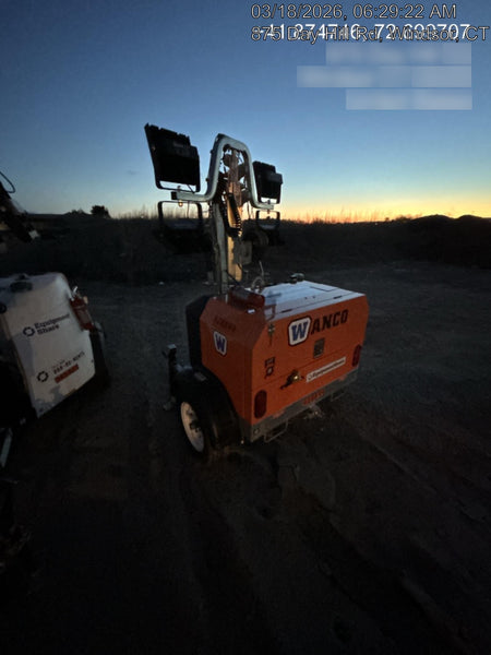 2024 Wanco WLTT-4MM4K Diesel, Deep Sea Controller, Shore Power Plug, Auto Start, (4) 350W LED Floodlights, 4kW Generator, 60 Gal Fuel Tank, 2" Ball, T3