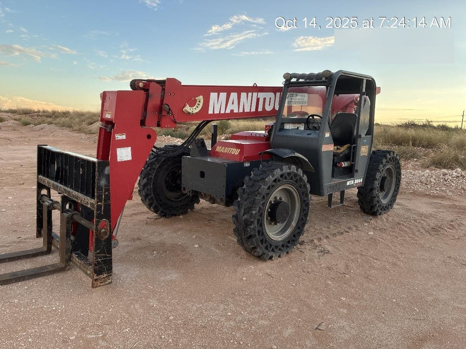 2018 Manitou MTA8044 MTA 8044 - 74 HP T4, Canopy, Worklights/Strobe, Beacon, 66" Carriage, 48" Forks, Solid Tires, Lift Hook, Aux Hydraulics