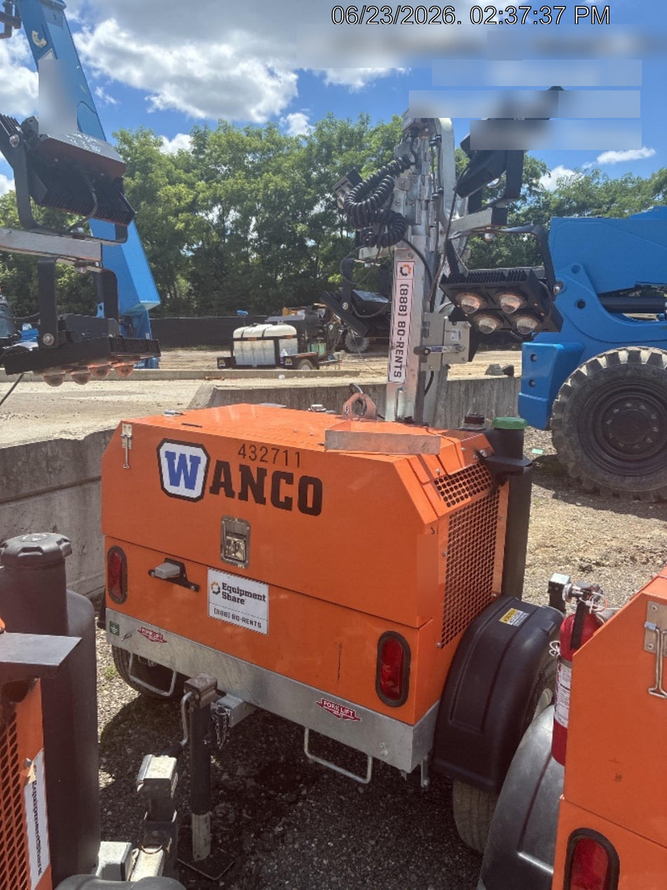 2024 Wanco WLTT-4MM4K Diesel, Deep Sea Controller, Shore Power Plug, Auto Start, (4) 350W LED Floodlights, 4kW Generator, 60 Gal Fuel Tank, 2" Ball, T3