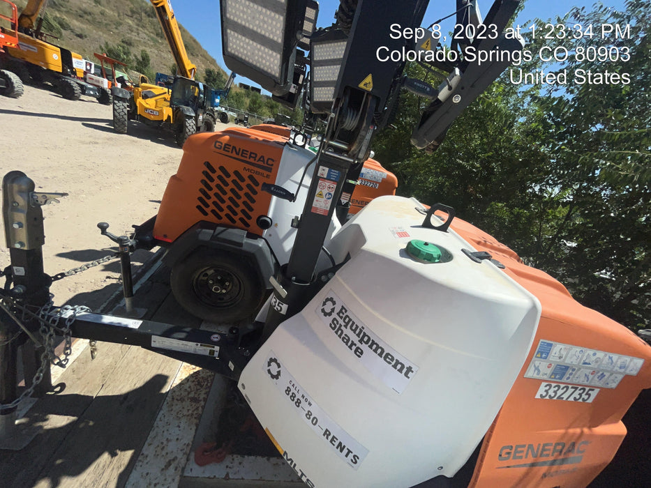 2023 Generac MLT2 Diesel, Flex Switch 120V Input, Powerzone Controller, (4) 320W LED Lights, 4kW Generator, 39.9 Gal Fuel Tank, 2" Ball, T3