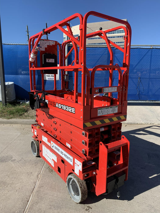 2021 Lgmg AS1932E Electric Drive, Solid Non Marking Tires, Dual Beacons