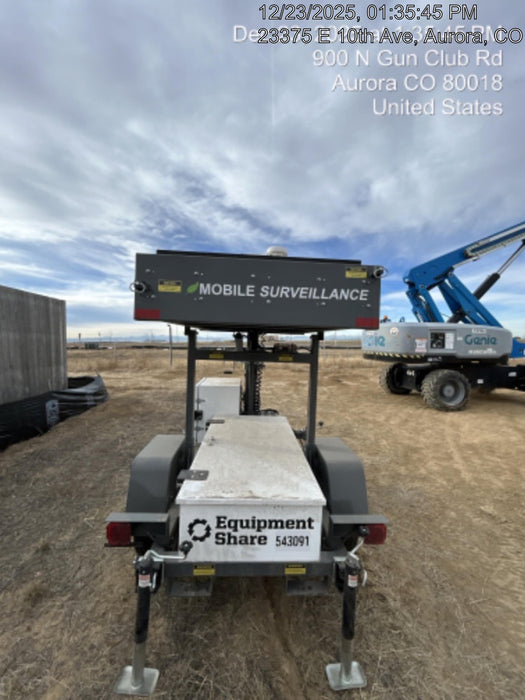 2025 NATIONAL SIGNAL Sunray Solar-Powered Mobile Integrator Tower