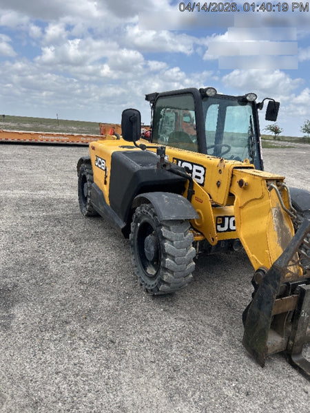 2020 JCB 505-20TC Cab/Heat/Air, Solid Tires, Work Lights, Beacon, Aux Hydraulics, Back up Alarm, ES Decals