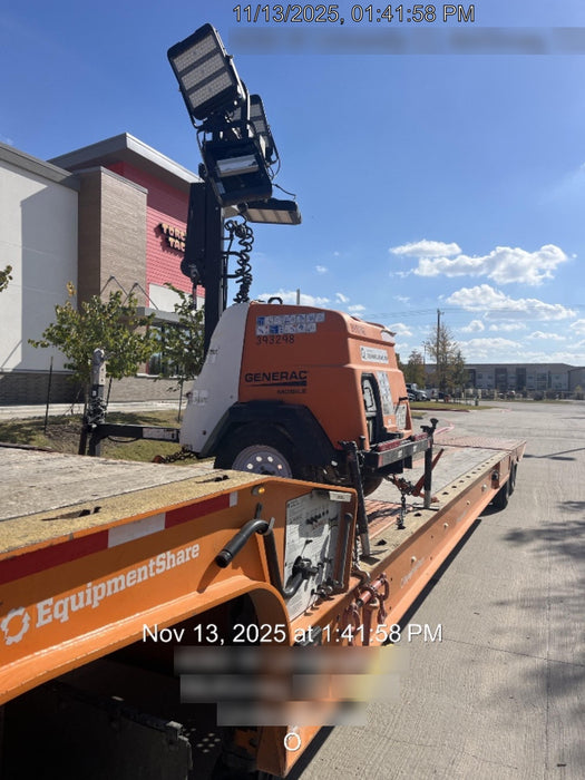 2024 Generac MLT2 Diesel, Flex Switch 120V Input, Powerzone Controller, 
(4) 320W LED Lights, 4kW Generator, 39.9 Gal Fuel Tank, 2" Ball, T3