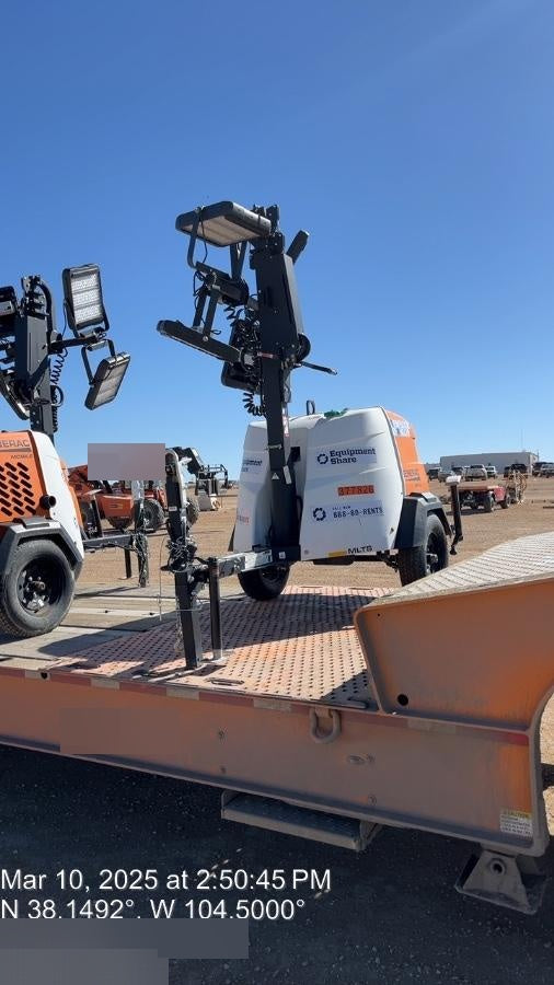 2023 Generac MLT2 Diesel, Flex Switch 120V Input, Powerzone Controller, 
(4) 320W LED Lights, 4kW Generator, 39.9 Gal Fuel Tank, 2" Ball, T3