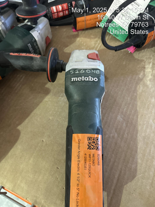 2025 METABO WP11-125QUICK