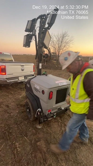 2024 Wacker Neuson LTT4 Diesel, Kohler KDW702, Deep Sea Controller, Auto Start, LED 320W, Bypass Outlet, T3