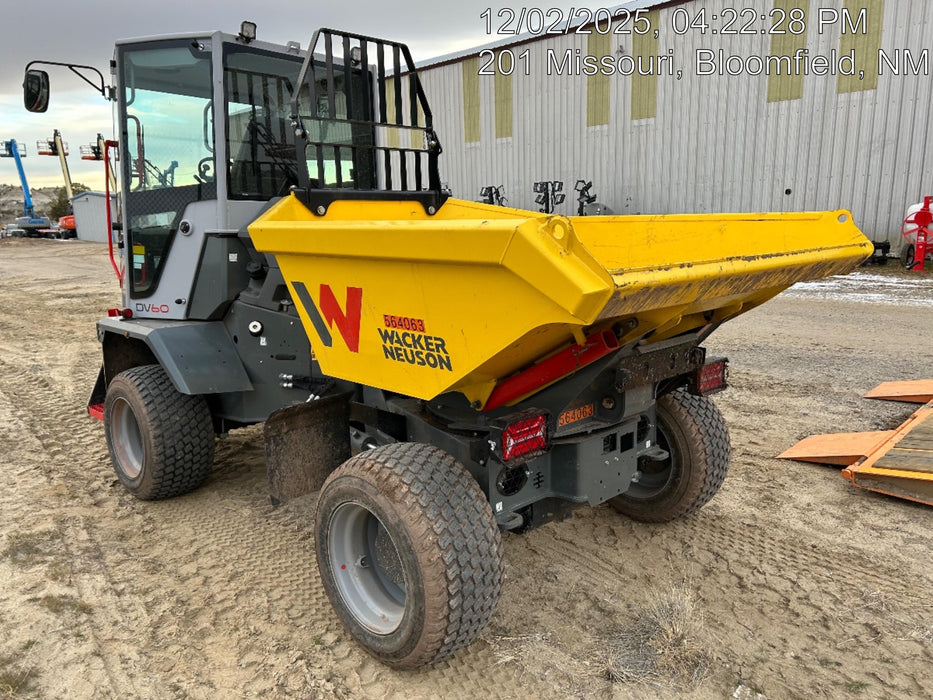 2025 WACKER NEUSON DV604 Cab Standard Tires