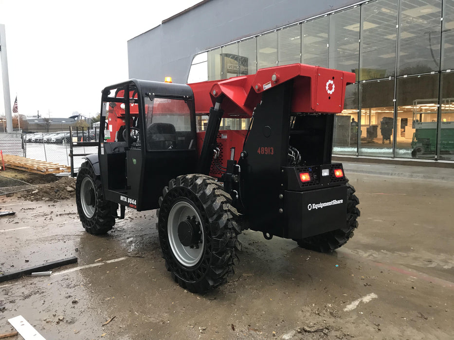2020 Manitou MTA8044 74hp T4F, Open ROPS, Cab and Boom LED work lights, Auxiliary Hydraulics, Solid Tires, Amber strobe, Lift Hook w/66" Carriage, 60" Forks