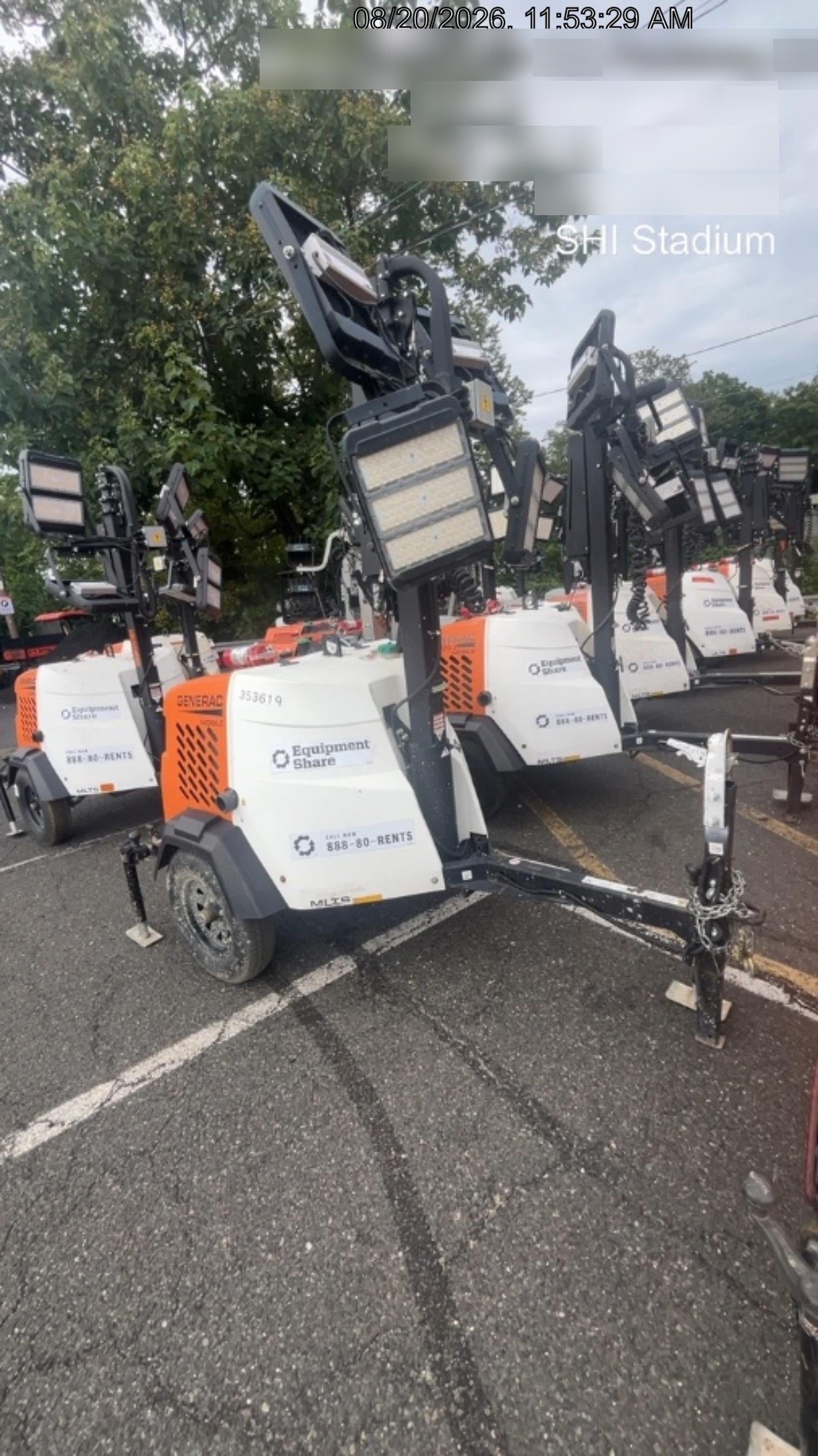 2023 Generac MLT2 Diesel, Flex Switch 120V Input, Powerzone Controller, (4) 320W LED Lights, 4kW Generator, 39.9 Gal Fuel Tank, 2" Ball, T3