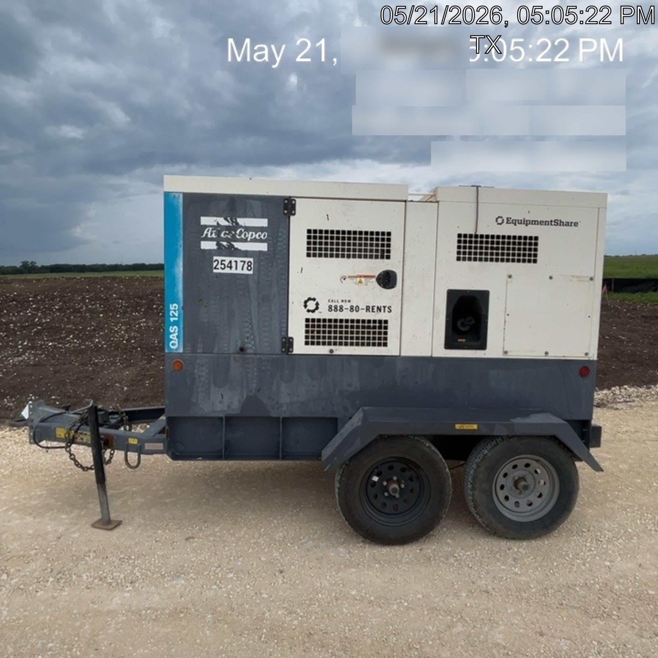 2022 ATLAS COPCO QAS 125