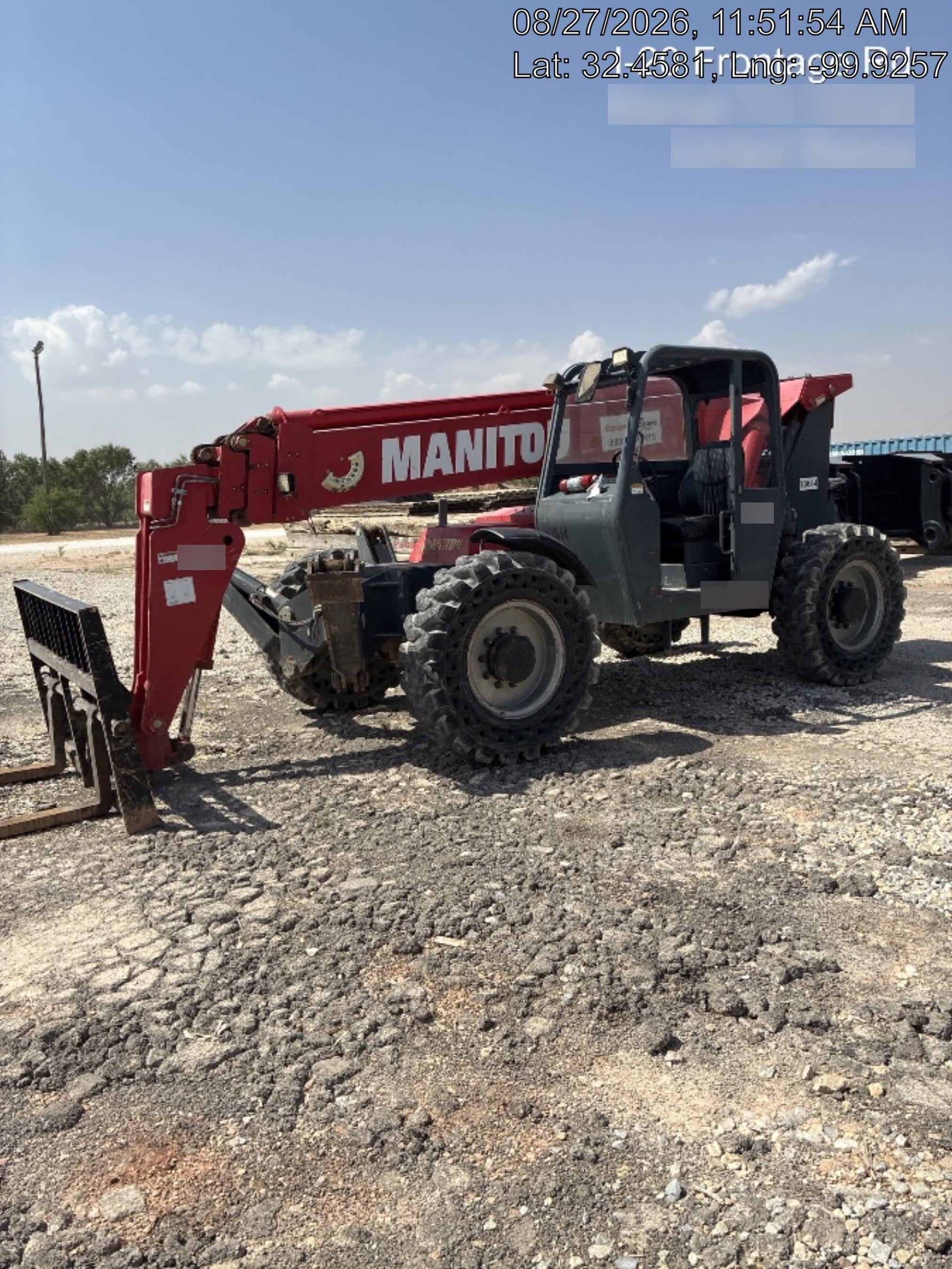 2018 Manitou MTA10055 MTA10055 - 74 HP T4, Canopy, Worklights/Strobe, Beacon, 66" Carriage, 60" Forks, Solid Tires, Lift Hook, Aux Hydraulics