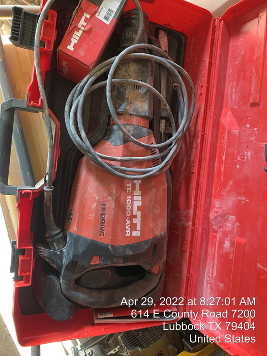 2019 HILTI TE 1000-AVR