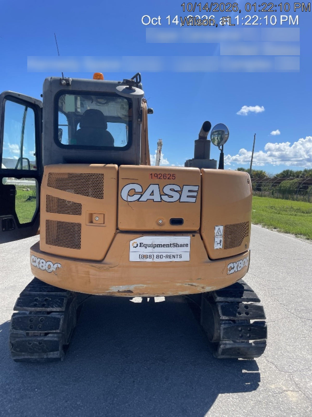 2018 CASE CX80C