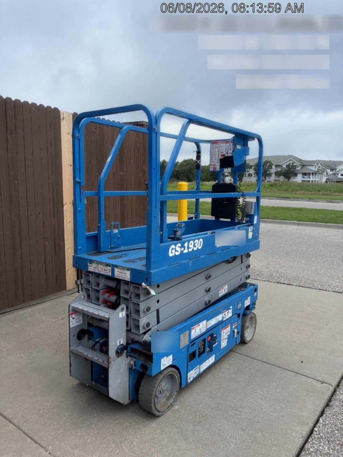 2020 Genie GS-1930 Fixed rails with chain entry gate - Pre A92.20
