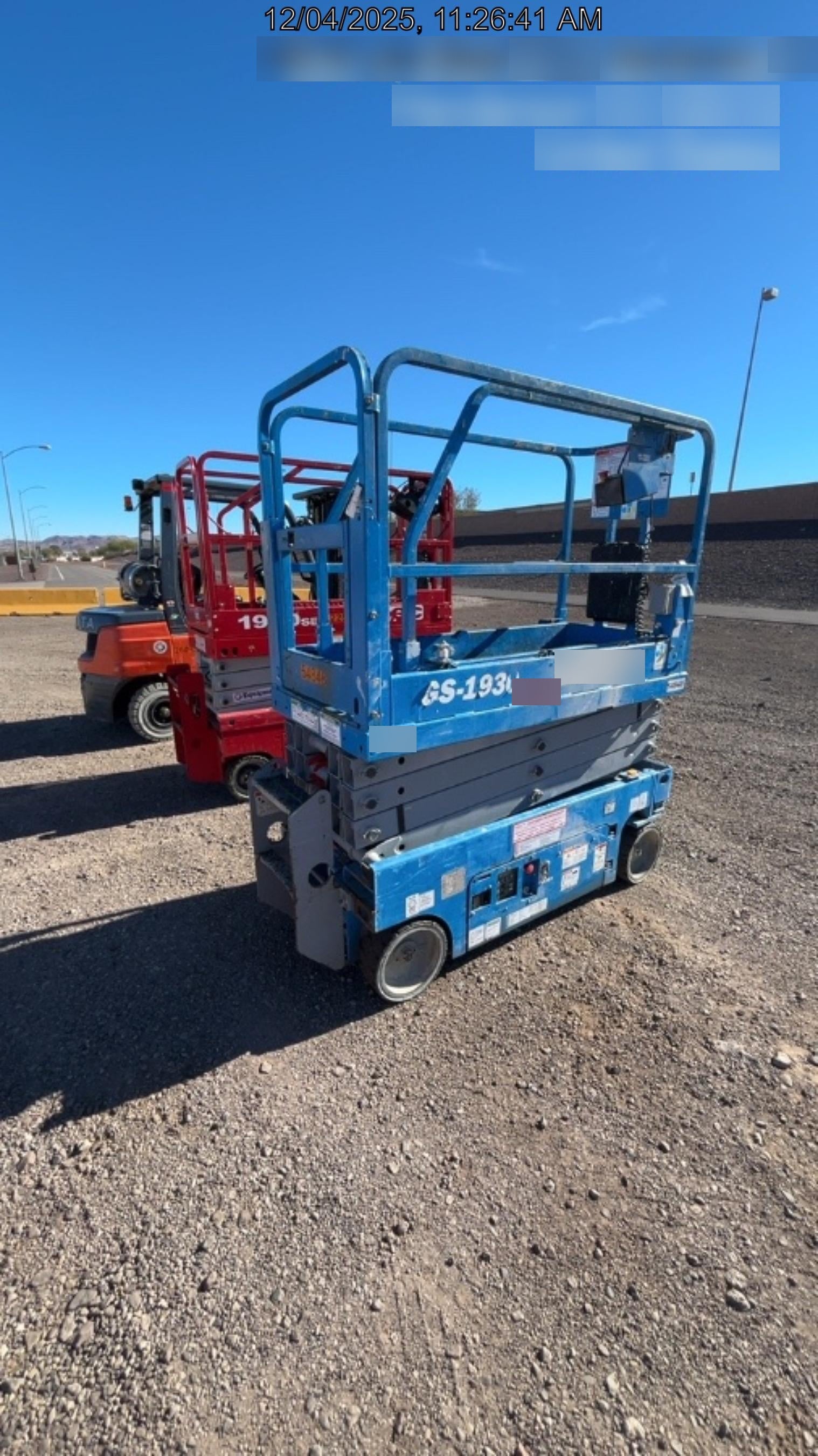 2019 Genie GS-1930 Half Height Swing Gate, 800W Inverter