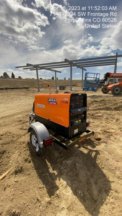 2022 Lincoln Electric LE400 Kubota V1505, Trlr, Cable Rack, Light Kit, ES Decals, T3