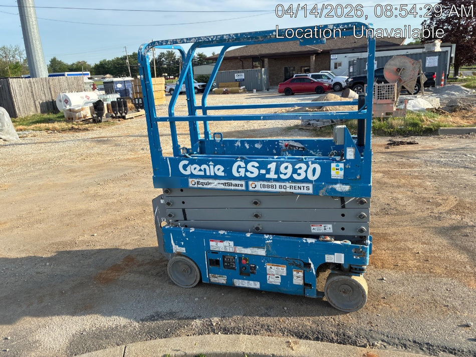 2018 Genie GS-1930 Genie GS-1930 w/Fixed Rail, Chain Entry