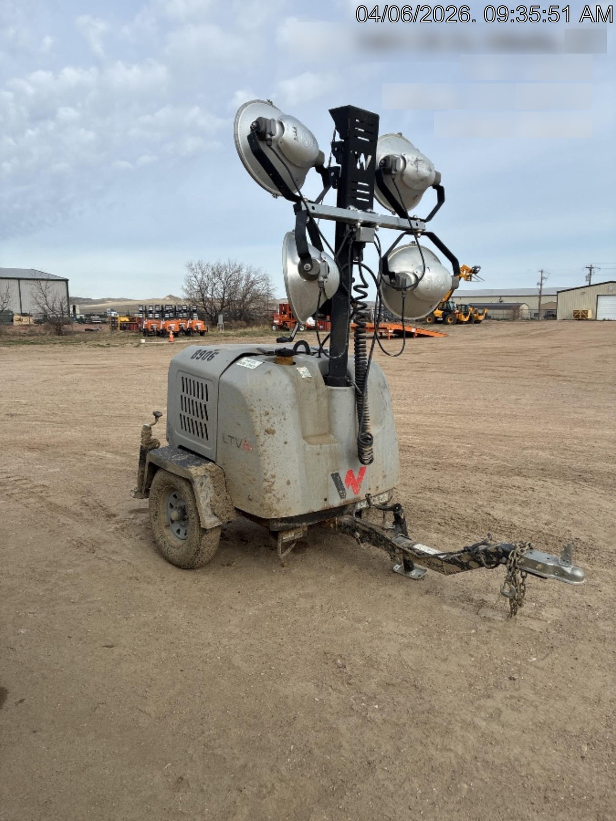 2018 Wacker Neuson LTV6L-MH Wacker Neuson LTV6L Towable Light Tower