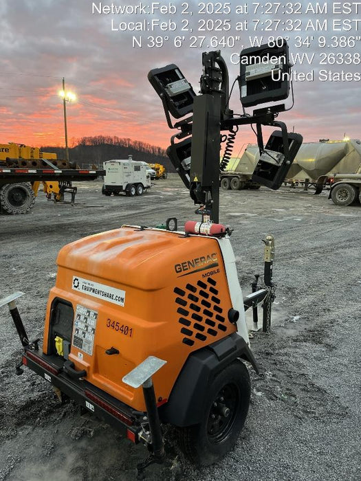 2023 Generac MLT2 Diesel, Flex Switch 120V Input, Powerzone Controller, (4) 320W LED Lights, 4kW Generator, 39.9 Gal Fuel Tank, 2" Ball, T3