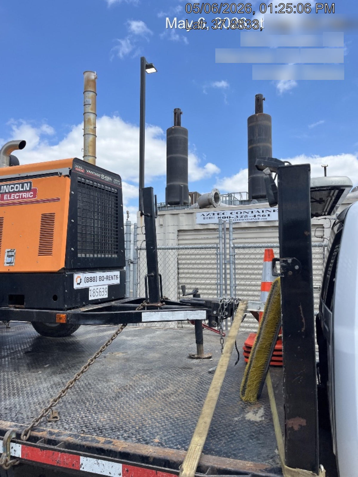 2021 Lincoln Electric Vantage 549X Ready Pak 3, ORANGE (includes trailer, cable rack, fender light kit)