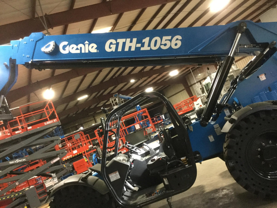 2017 Genie GTH-1056 Solid Tires, 60" carriage, Light Kit, Open ROPS