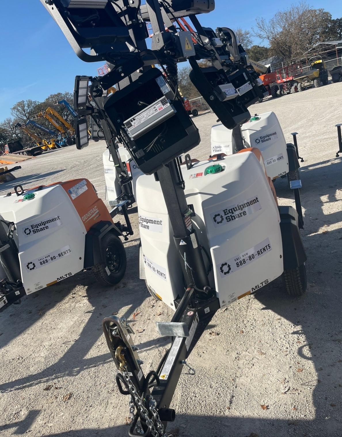 2023 Generac MLT2 Diesel, Flex Switch 120V Input, Powerzone Controller, 
(4) 320W LED Lights, 4kW Generator, 39.9 Gal Fuel Tank, 2" Ball, T3
