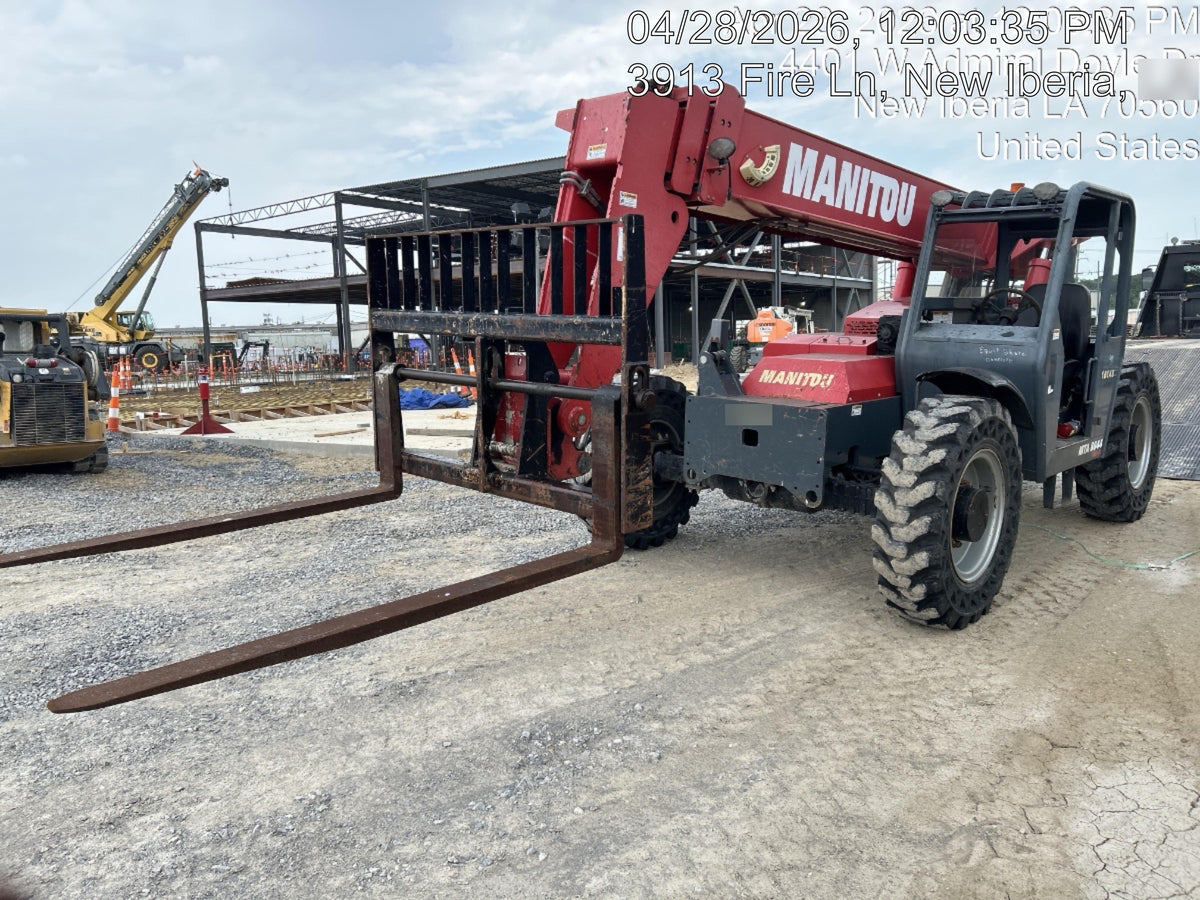 2019 Manitou MTA8044 MTA 8044 - 74 HP T4, Canopy, Worklights/Strobe, Beacon, 66" Carriage, 48" Forks, Solid Tires, Lift Hook, Aux Hydraulics