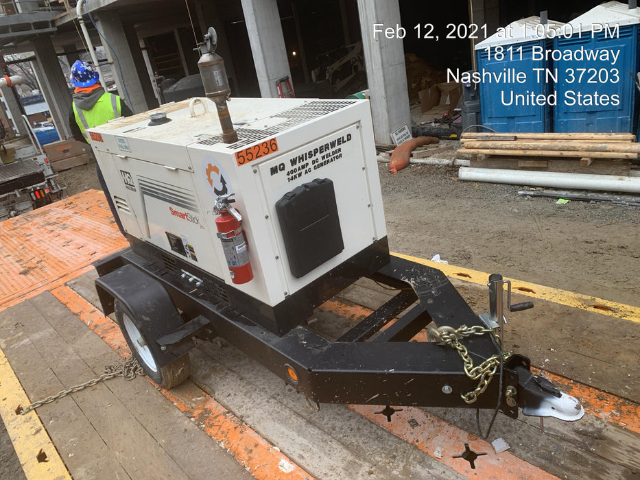 2019 Multiquip DLW400ESA4 Dual Pack, Trailer Mounted