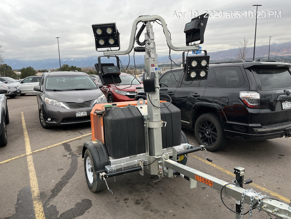 2023 Wanco WLTT-4MM4K Diesel, Deep Sea Controller, Shore Power Plug, Auto Start, (4) 350W LED Floodlights, 4kW Generator, 60 Gal Fuel Tank, 2" Ball, T3