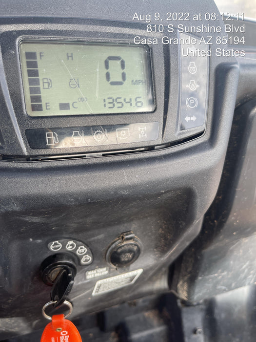 2022 Kubota RTV-X1140W-H Plastic Canopy, Windshield Acrylic Clear, LED Strobe Light, Wire Harness Kit, Back up Alarm