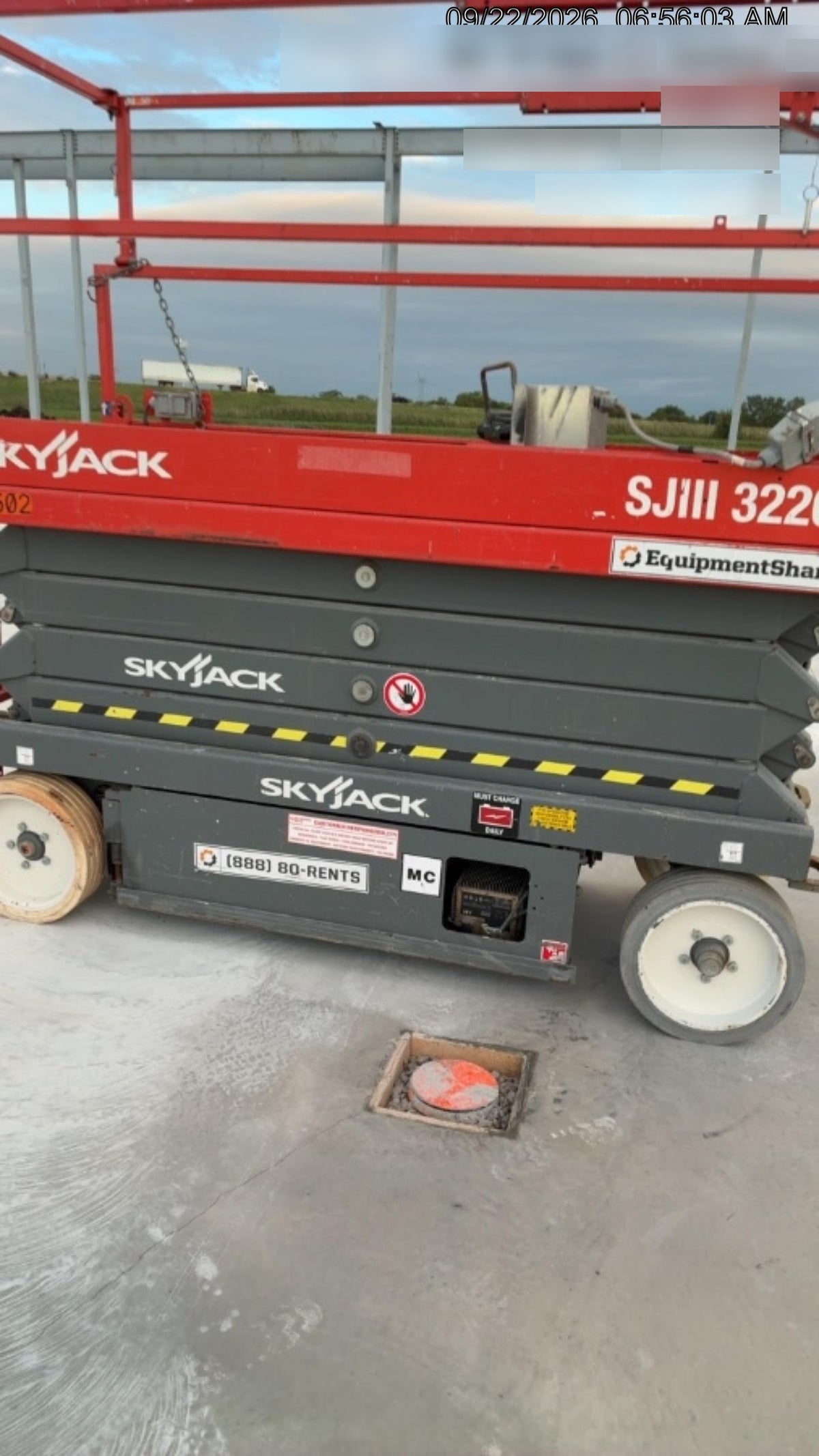 2017 Skyjack SJIII-3226 Standard Rental Specs