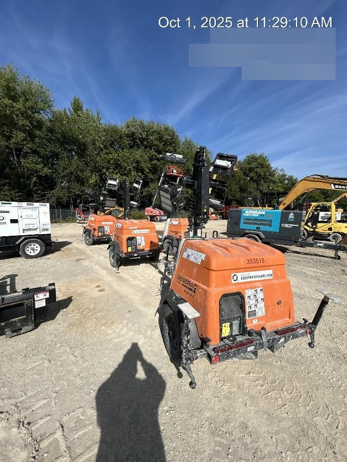 2023 Generac MLT2 Diesel, Flex Switch 120V Input, Powerzone Controller, (4) 320W LED Lights, 4kW Generator, 39.9 Gal Fuel Tank, 2" Ball, T3