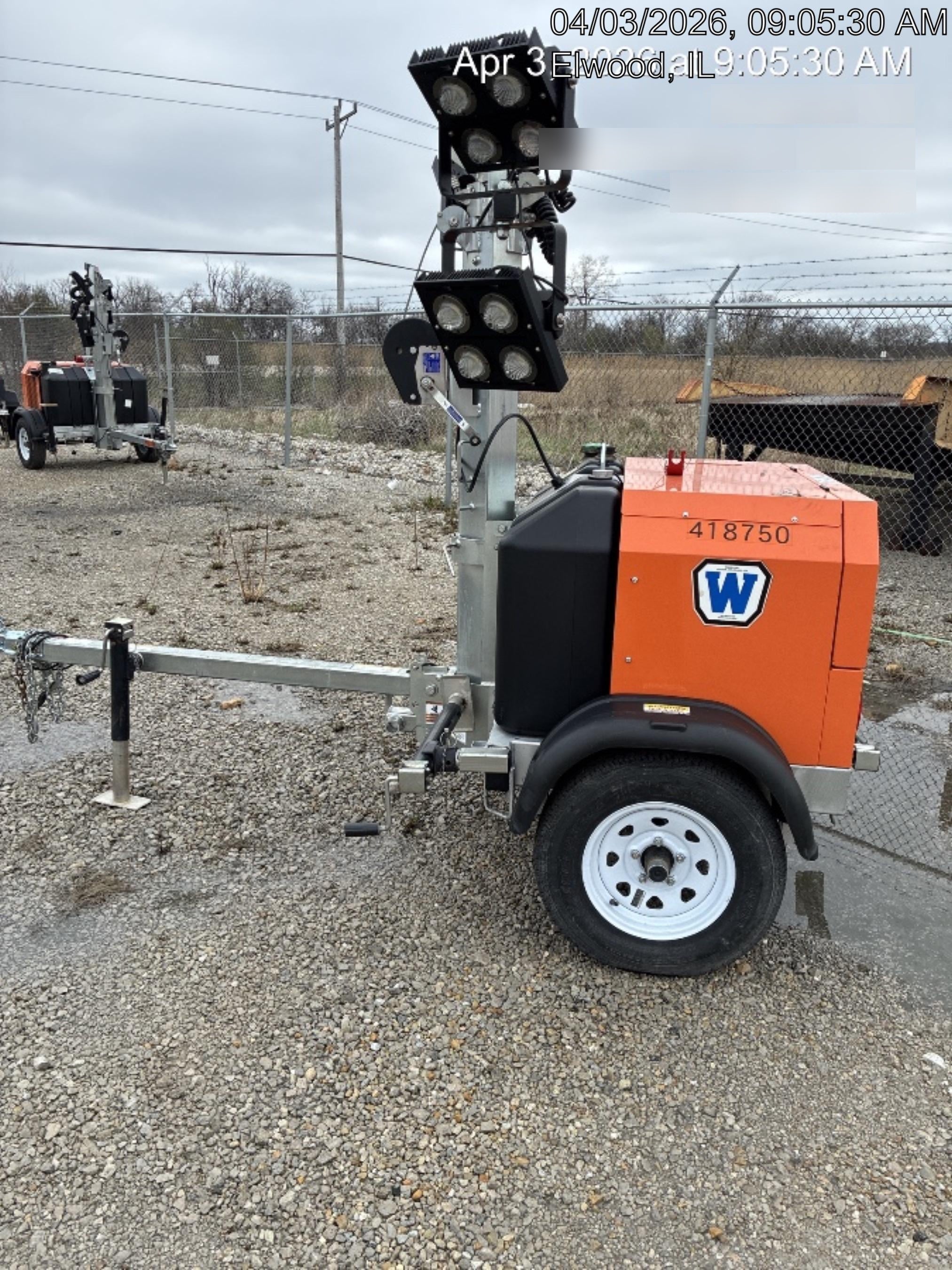 2024 Wanco WLTT-4MM4K Diesel, Deep Sea Controller, Shore Power Plug, Auto Start, (4) 350W LED Floodlights, 4kW Generator, 60 Gal Fuel Tank, 2" Ball, T3